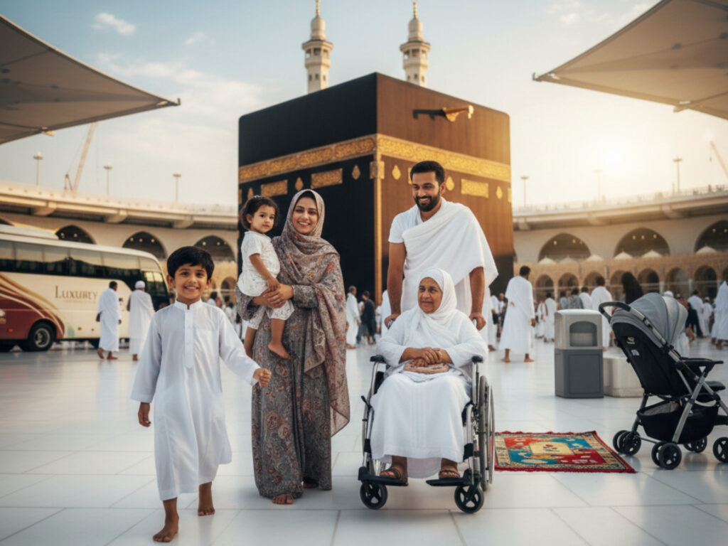 Are Easter Umrah Packages Suitable for Families with Children and Elderly?
