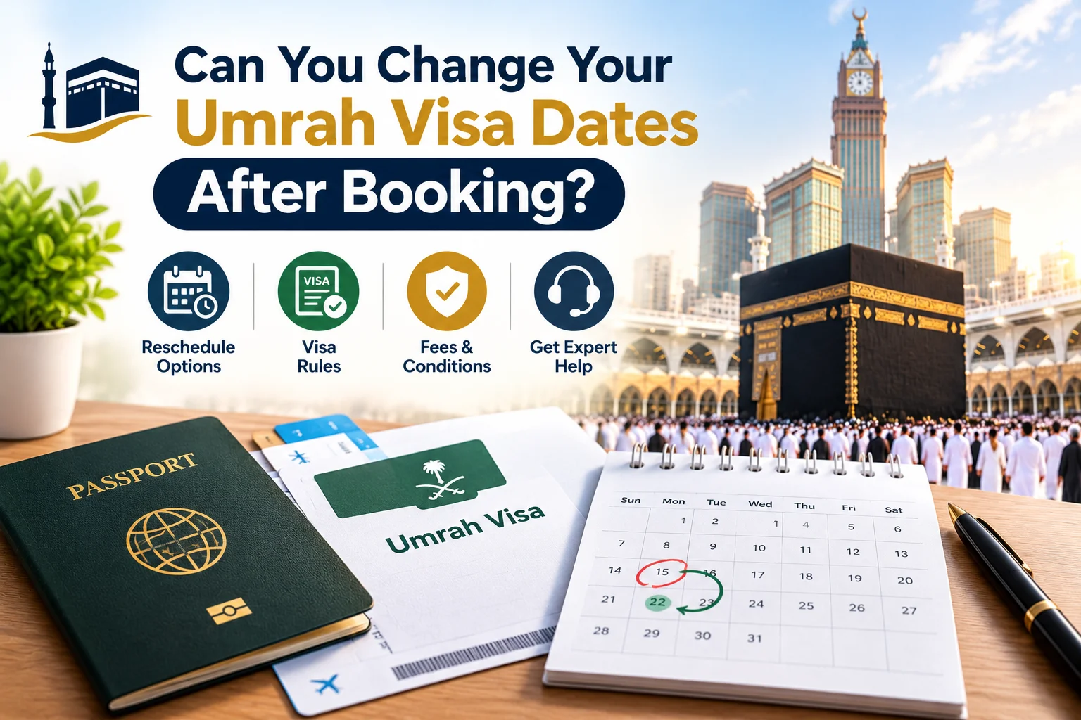 Can You Change Your Umrah Visa Dates After Booking?