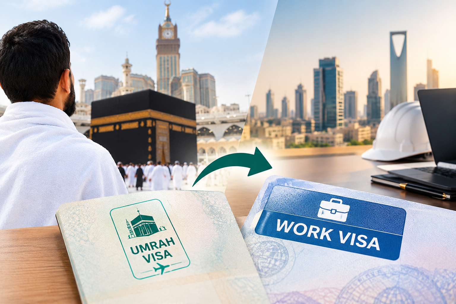 Umrah to Work Visa Conversion: Is It Possible?