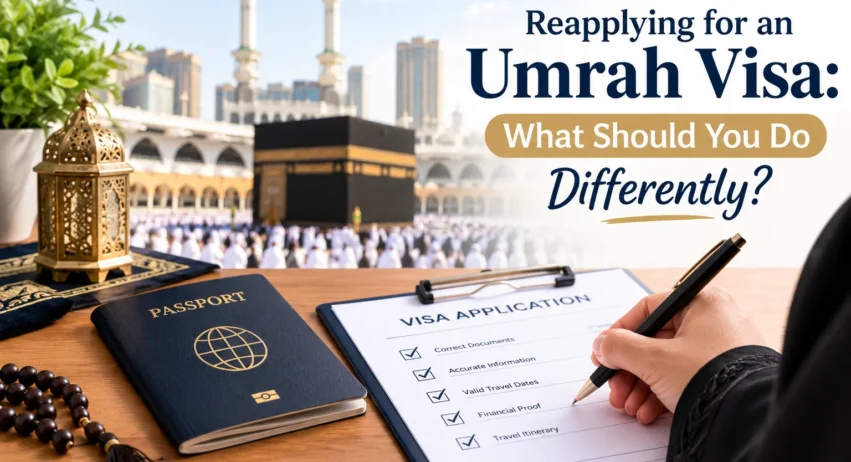 Reapplying for an Umrah visa? Learn how to address previous application issues, correct document errors, and improve your chances of visa approval.